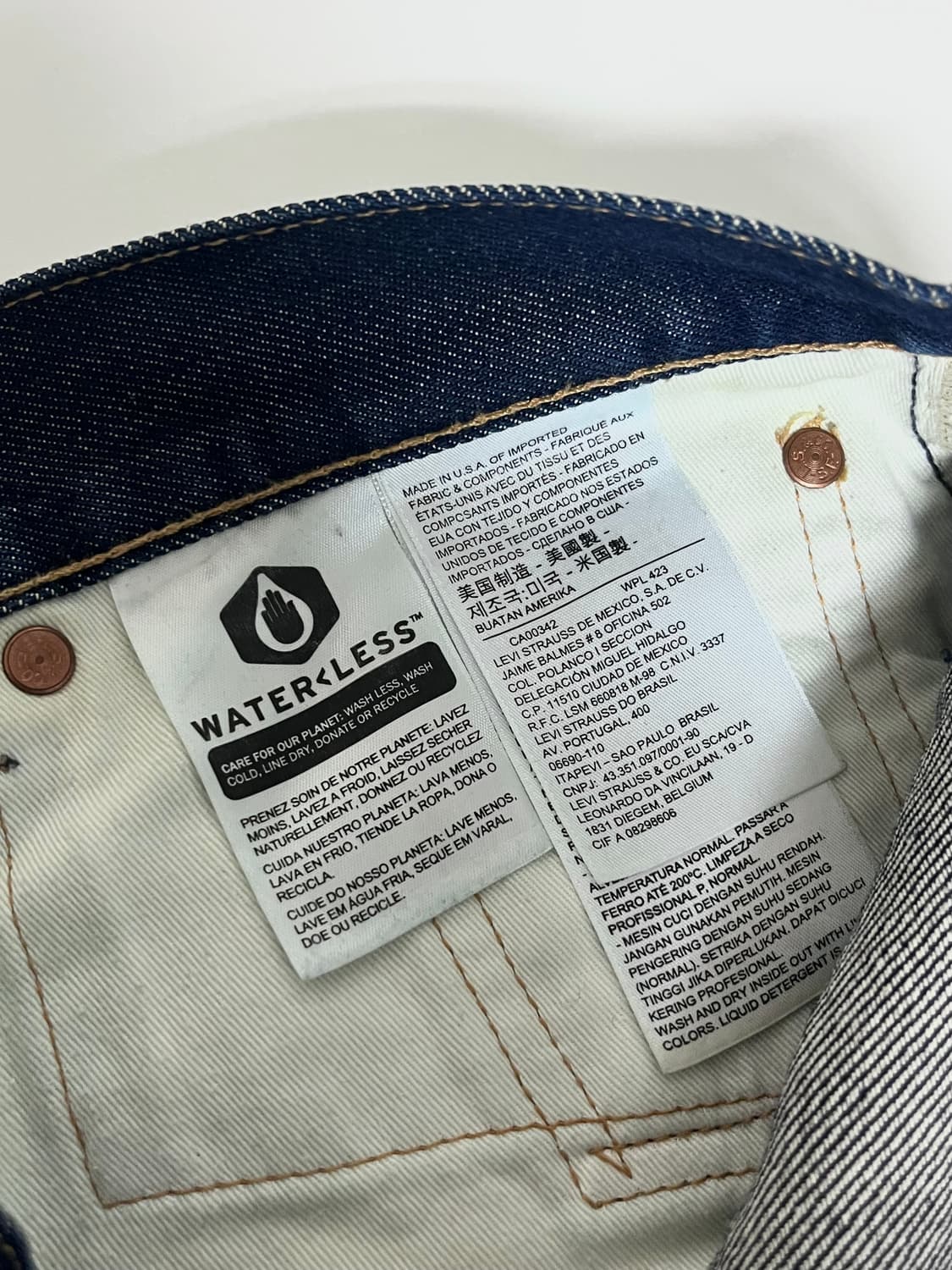 32) 리바이스 505 생지 데님 상품이미지6