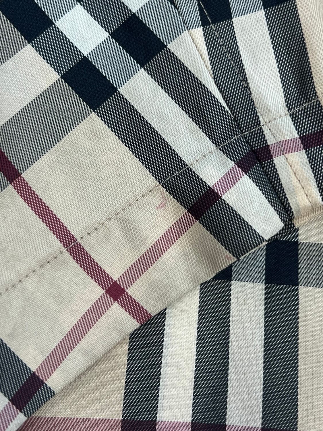 버버리 노바체크 싱글 롱 코트  상품이미지10