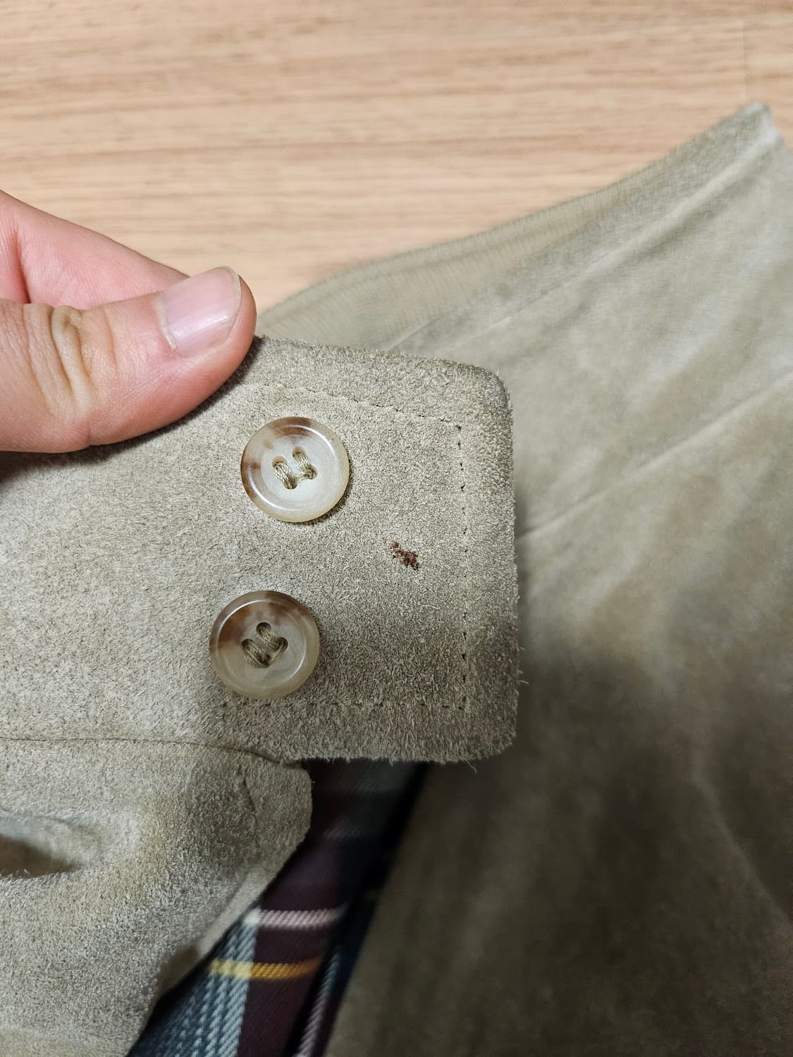 90's 폴로 스웨이드 해링턴자켓 상품이미지6