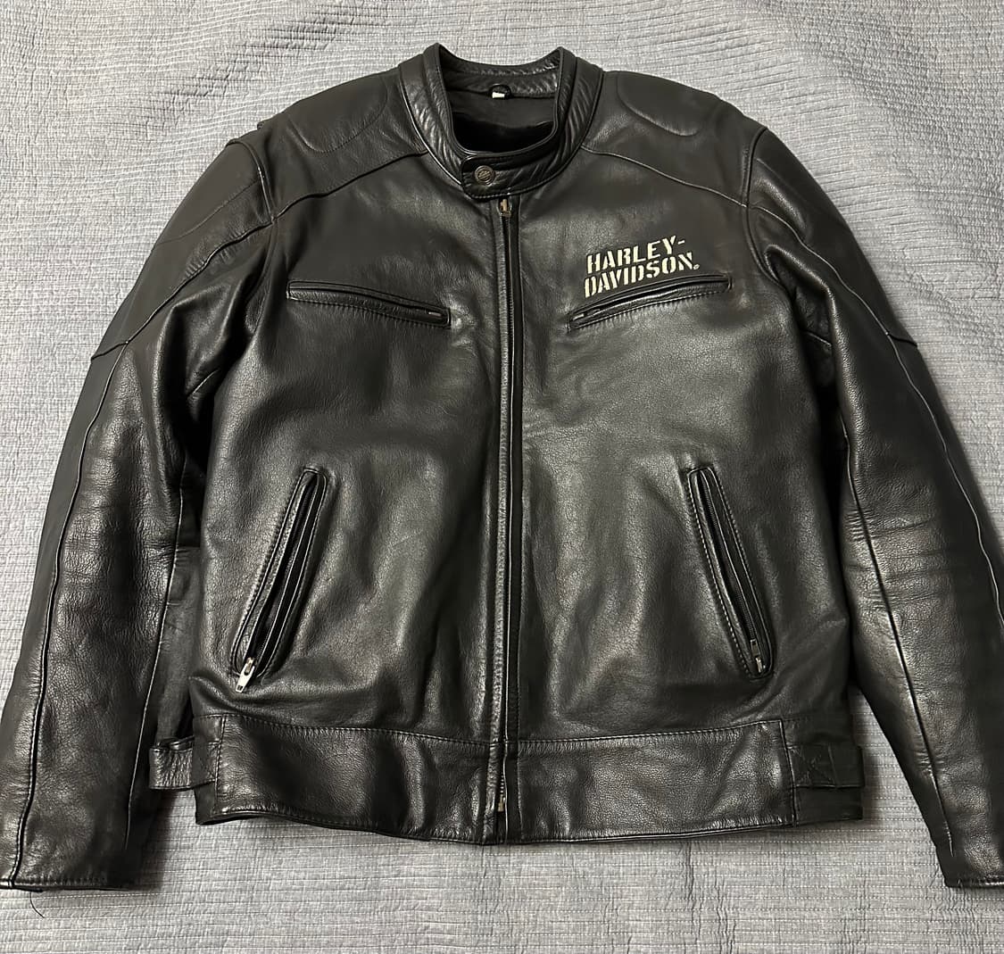 (2XL) 할리데이비슨 라이더 가죽 자켓 상품이미지1