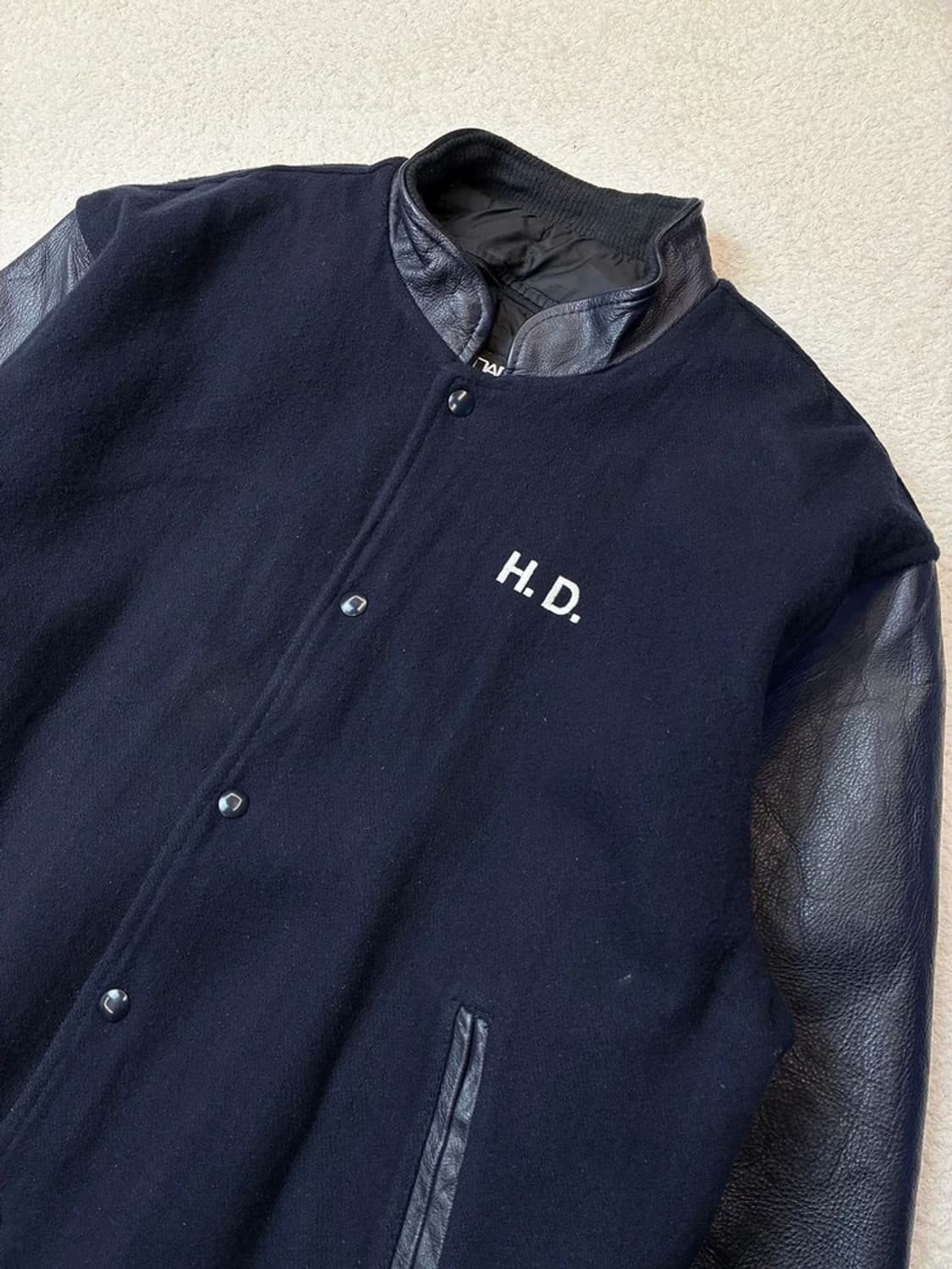 캐나다스포츠웨어 90's 울 가죽 바시티 자켓 PN6018 상품이미지5