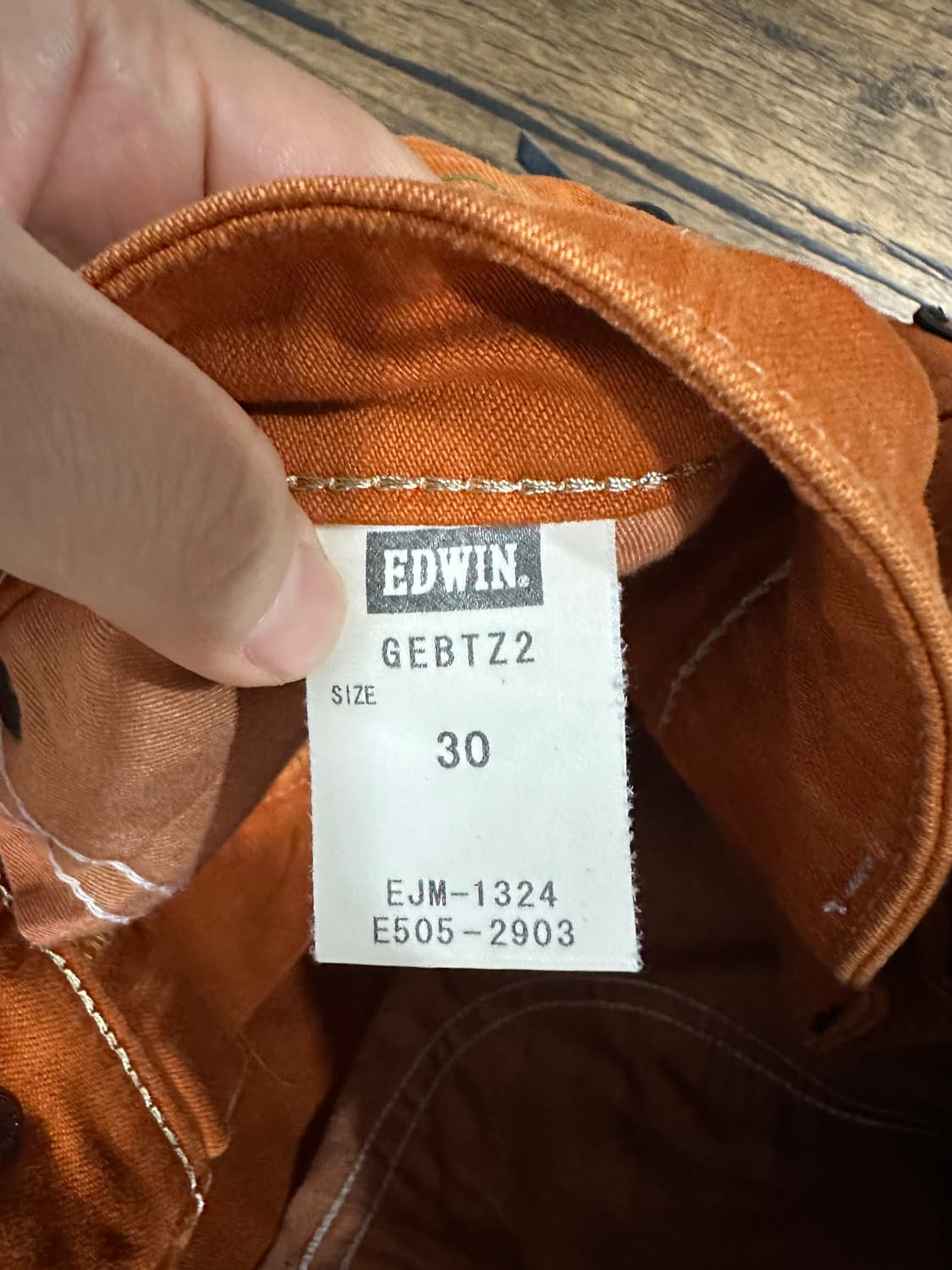 일본 EDWIN Blue Trip Y2K 팬츠 30사이즈 상품이미지8