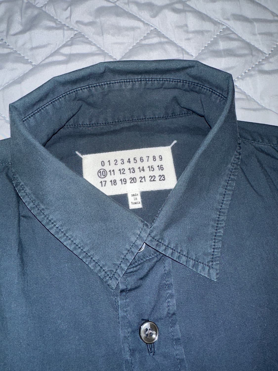 메종 마르지엘라 14F/W 다이드 슬림 포플린 셔츠 상품이미지2