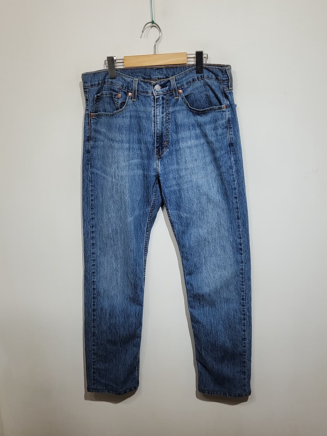 (34) 리바이스 505 청바지 연중청 데님팬츠 스판 150주년판  상품이미지1