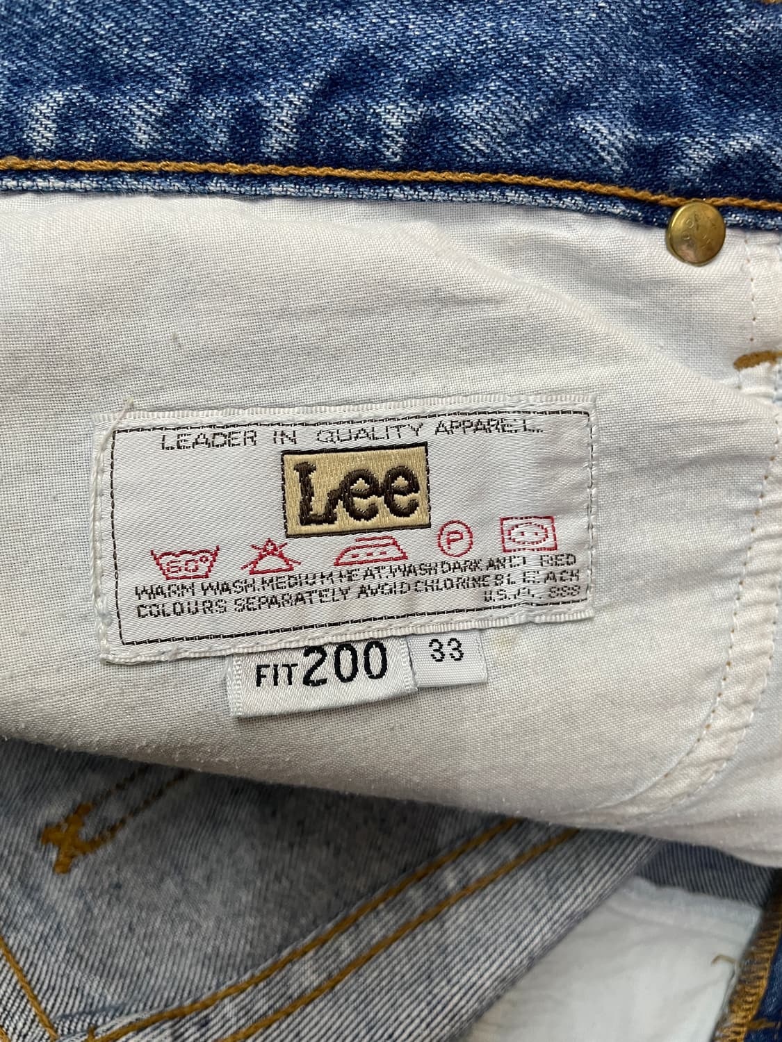 [33] 90s Lee Riders 레귤러 스트레이트 빈티지 fit200 상품이미지3