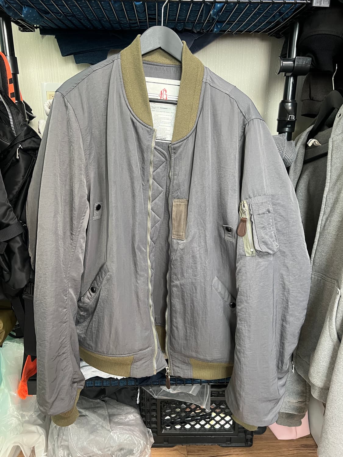 블랙아웃 ma-1  XL 상품이미지1