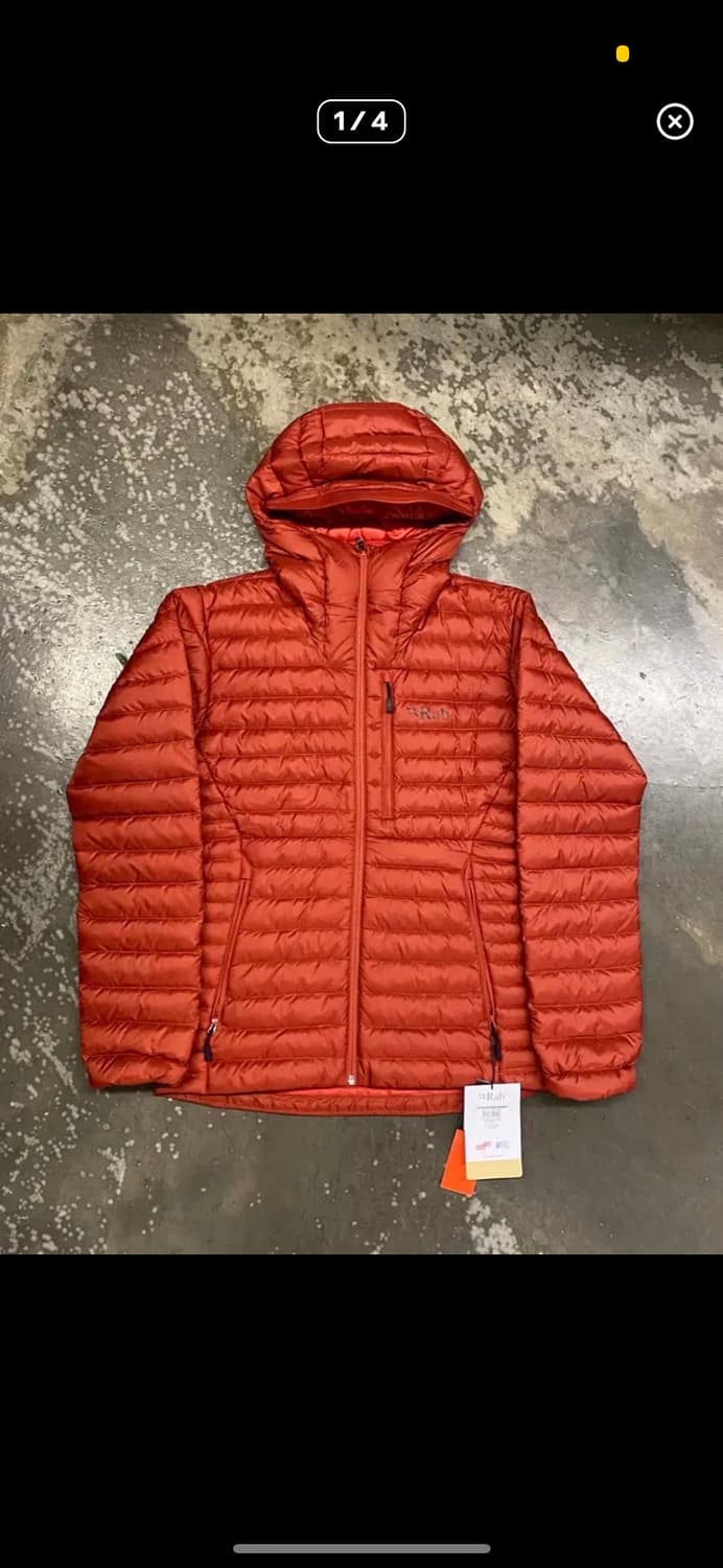 랩 마이크로 경량패딩 레드 상품이미지1