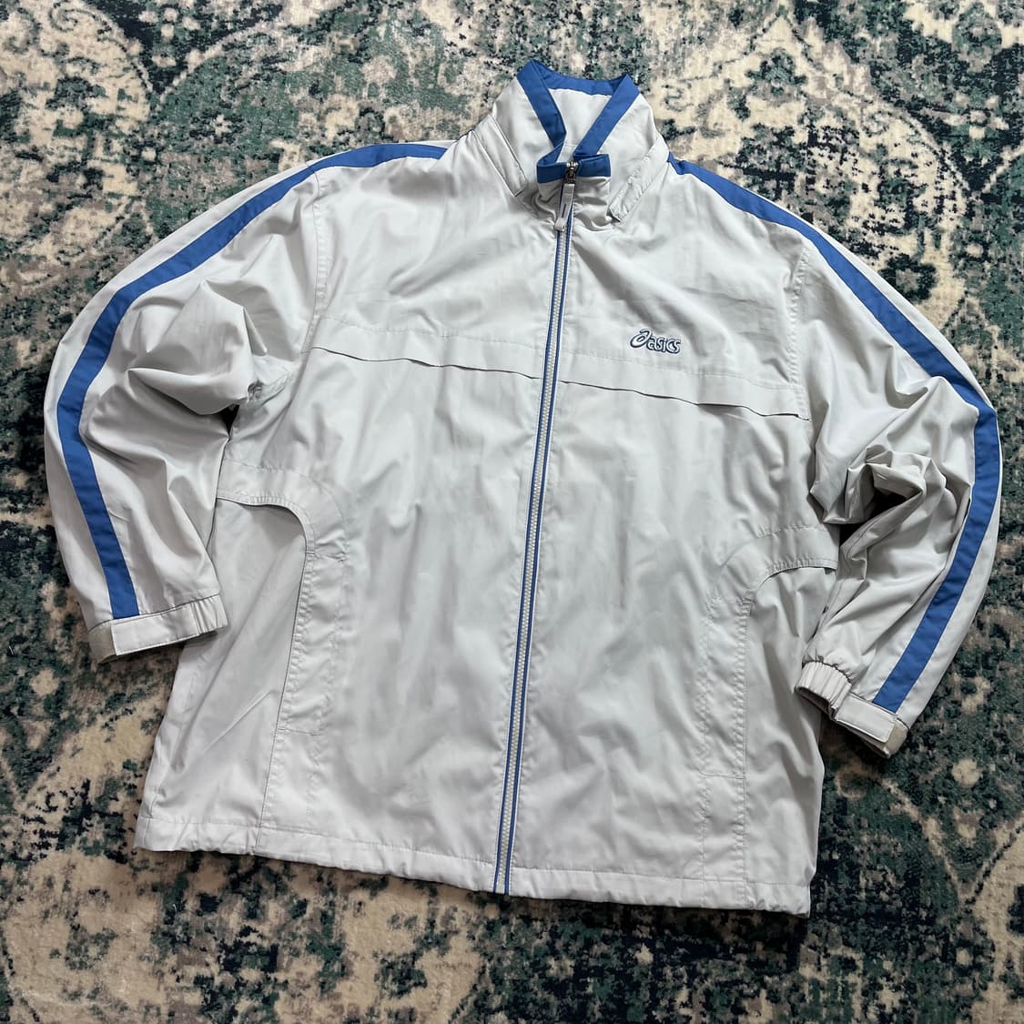 00s Asics 아식스 올드스쿨 트레이닝 바람막이 집업 자켓(100) 상품이미지1