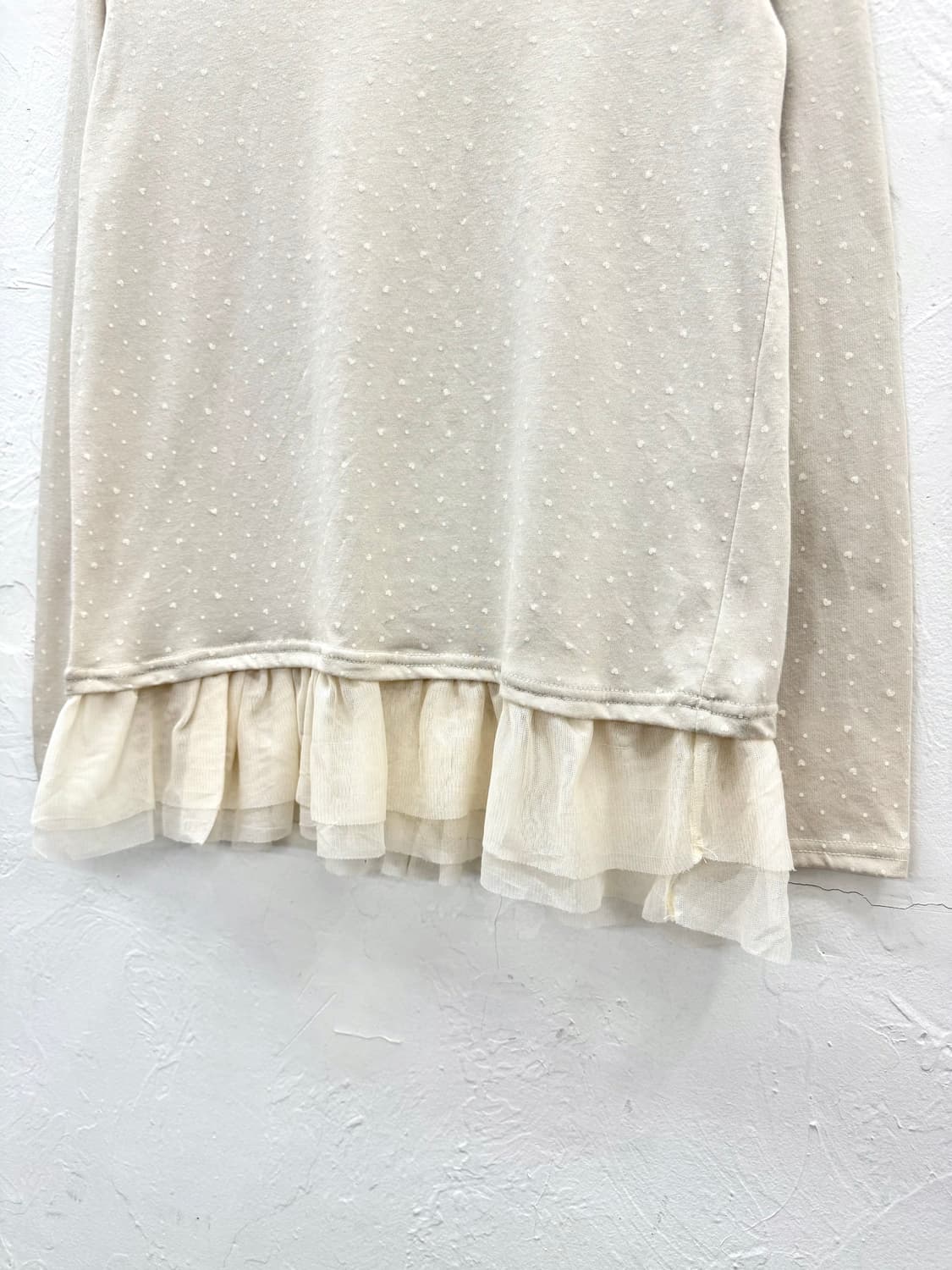 colza 하트 도트 레이어드 롱슬리브 상품이미지2