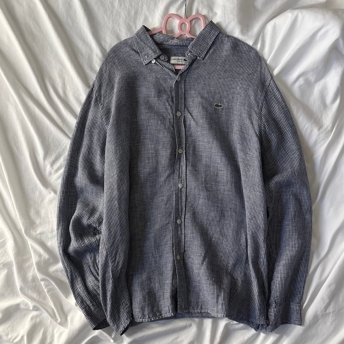 라코스테 체크 셔츠  상품이미지1