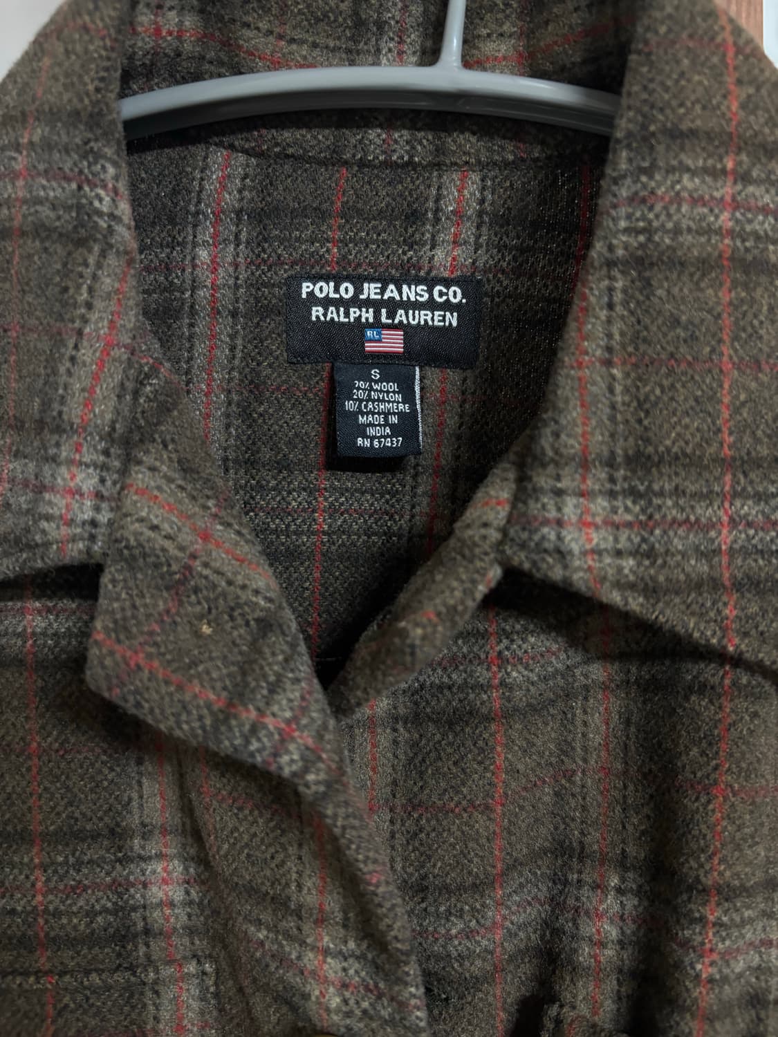 90s polo cashmere jaket 상품이미지3