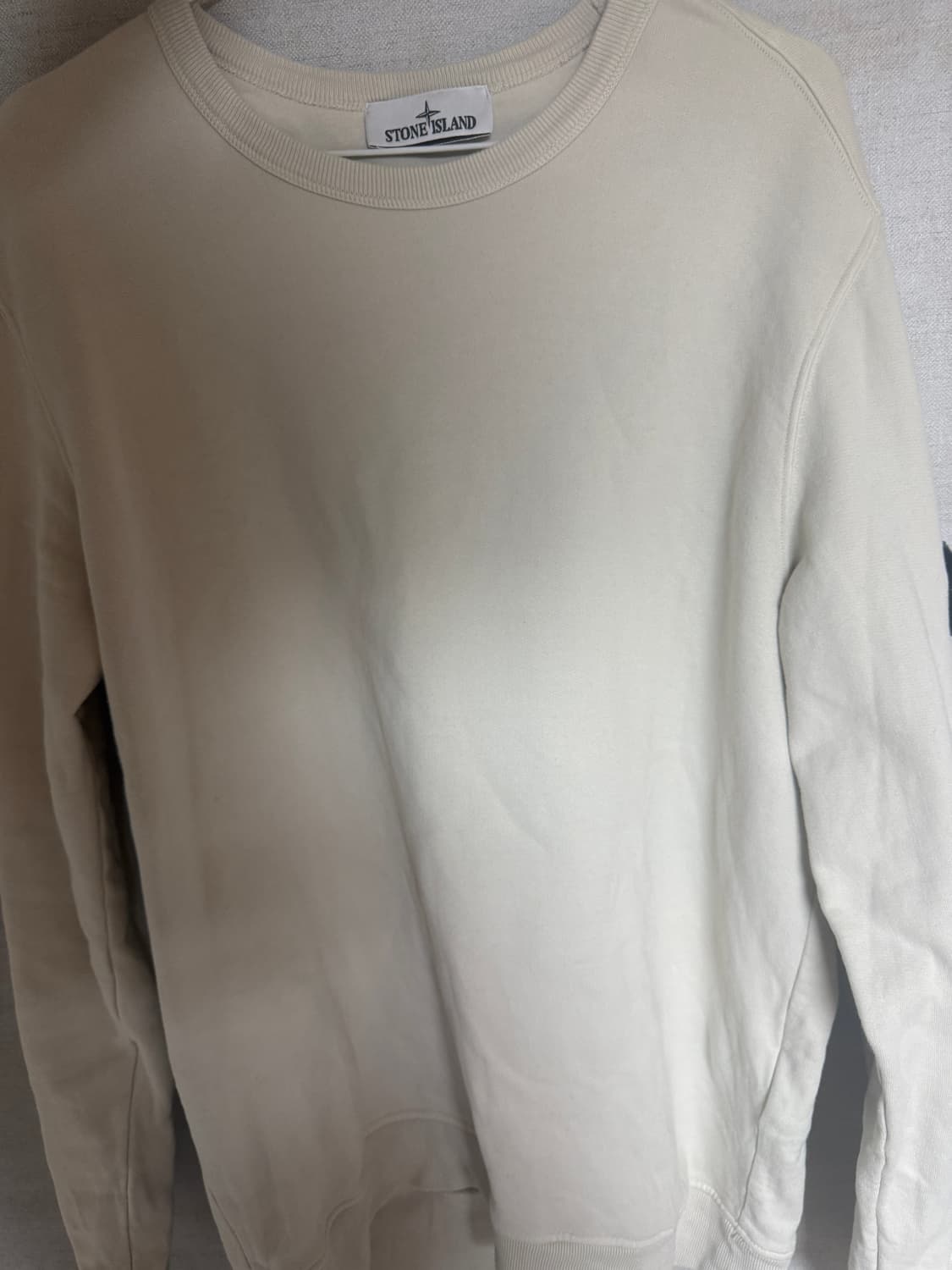 스톤아일랜드 맨투맨 아이보리색 L 상품이미지1