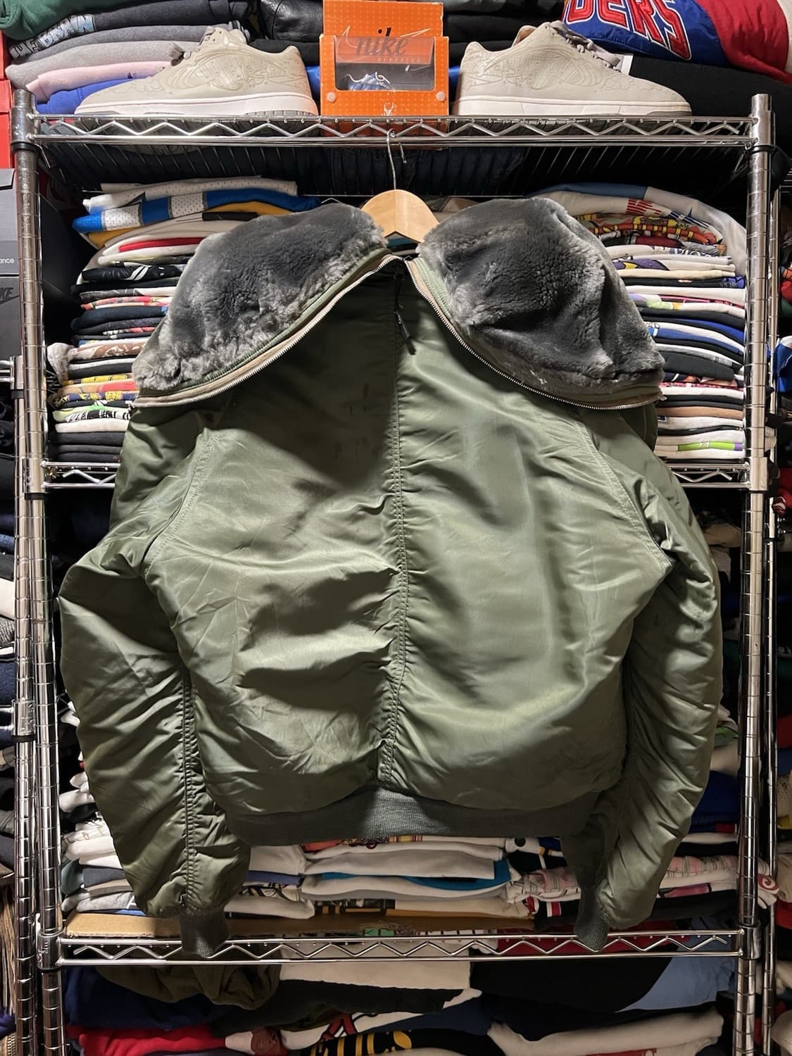 70s 알파 인더스트리 N-2B 헤비 플라잉 자켓 상품이미지8