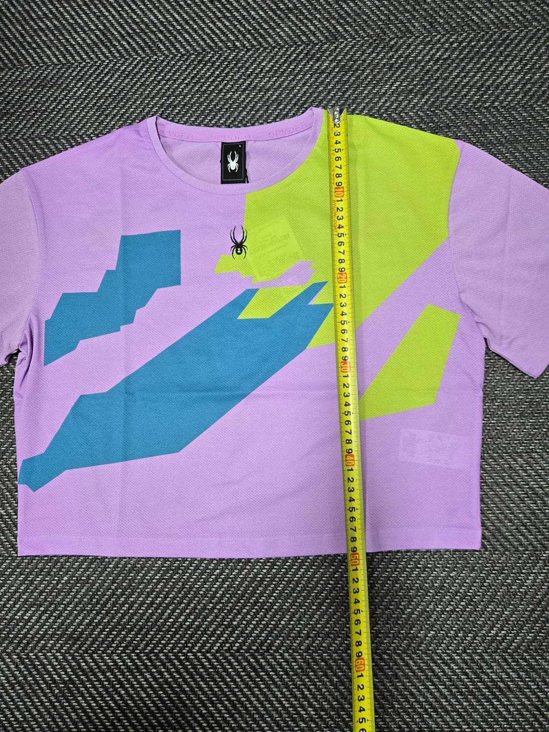 스파이더 그래픽 패턴 크롭 티셔츠 상품이미지7