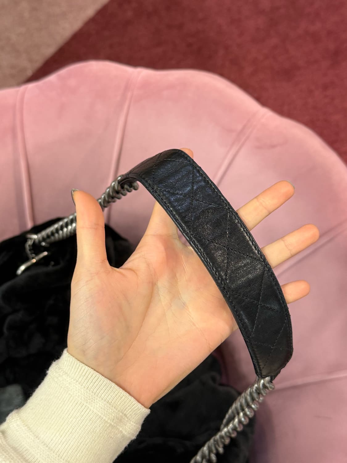 (정품)샤넬 시어링퍼체인백 상품이미지6