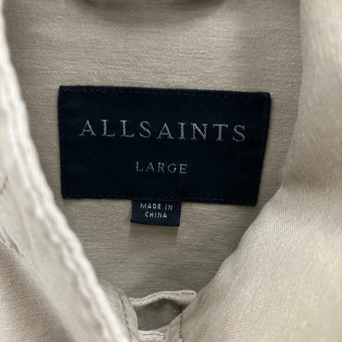 올세인츠 베이지 밀리터리 유틸리티 자켓 L 상품이미지3