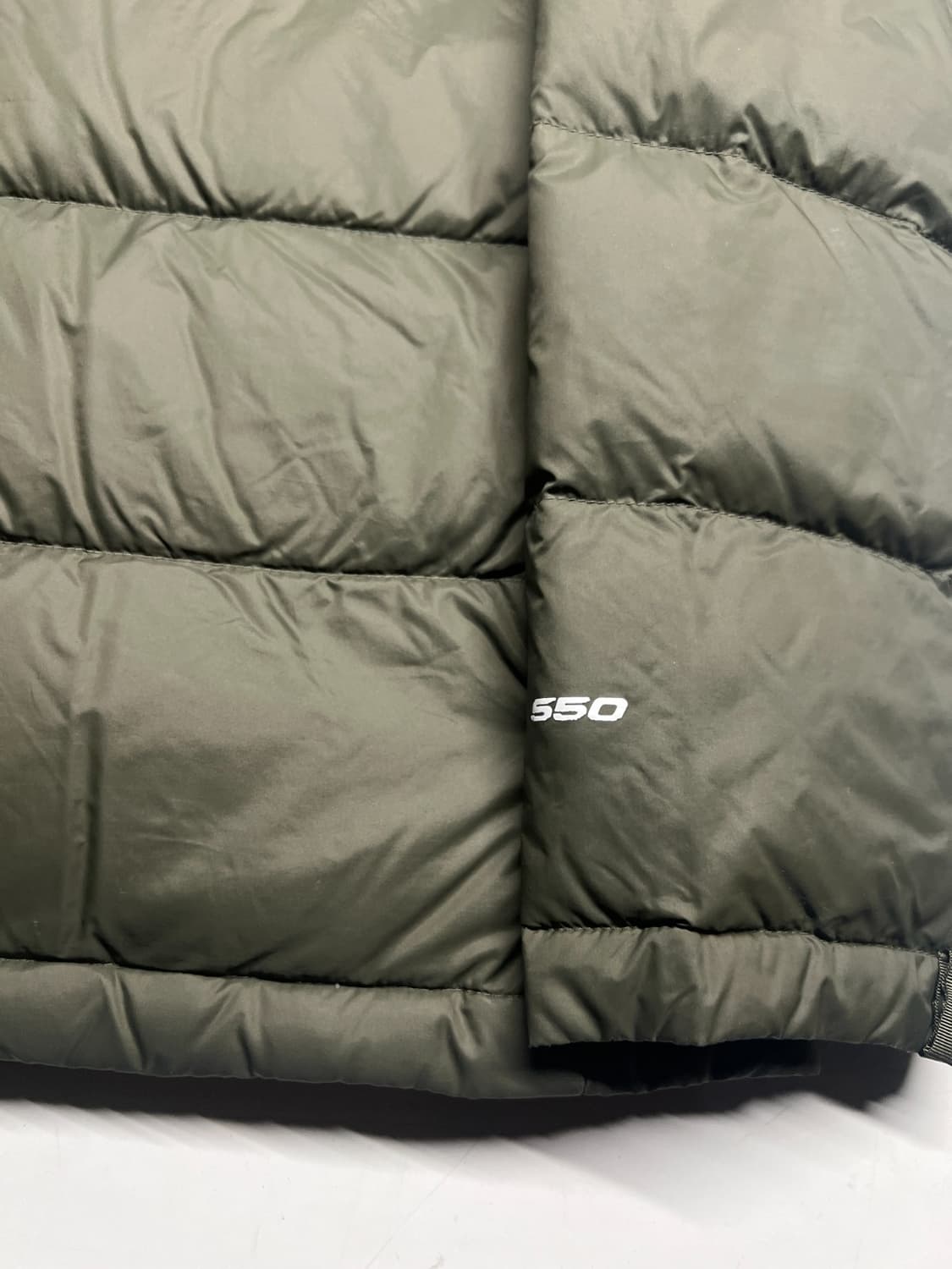 노스페이스 550 필 다운 푸퍼 패딩 카키 상품이미지3