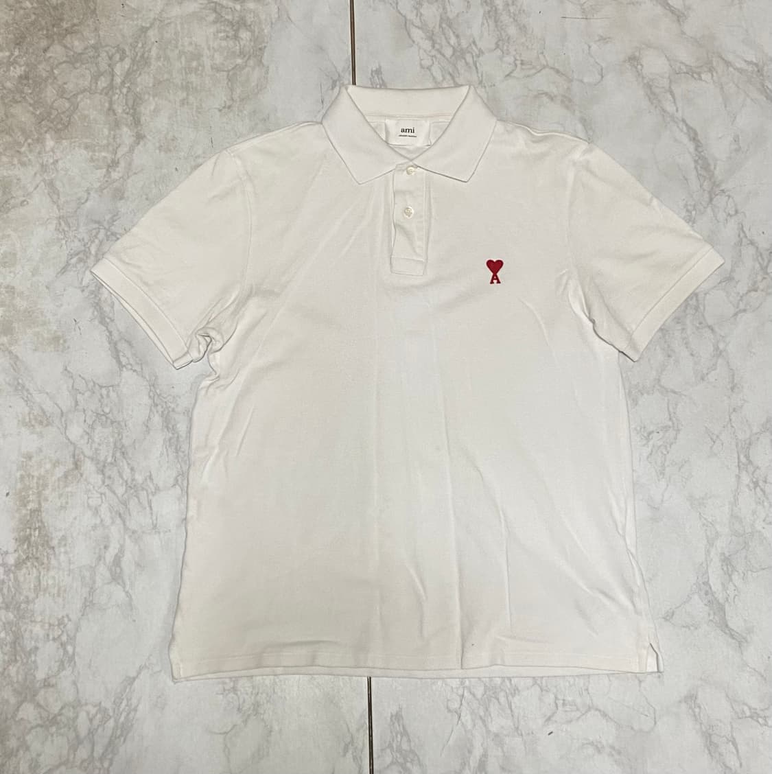 아미 정품 반팔 카라 티셔츠 사이즈 100 상품이미지1