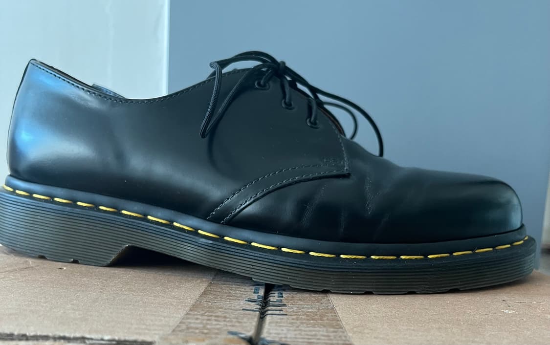 예약중)닥터마틴1461 3홀 스무스 42(270)사이즈 블랙 상품이미지3