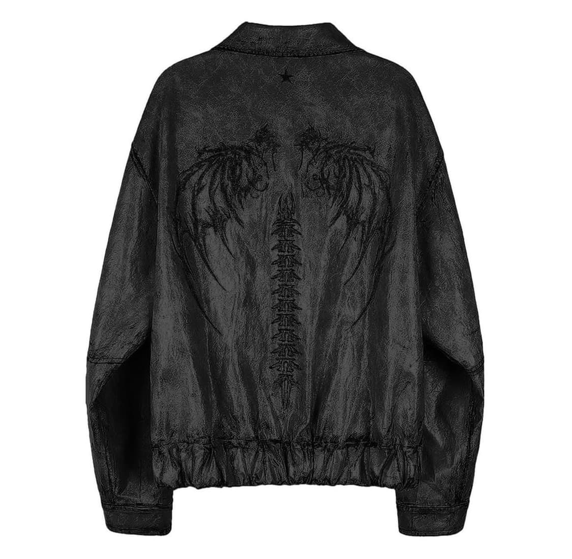 Bonnae 본네 embroidered leather jacket 상품이미지1