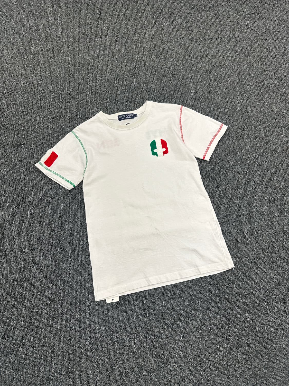 M) HYDROGEN ITALY 빈티지 반팔티셔츠 상품이미지1