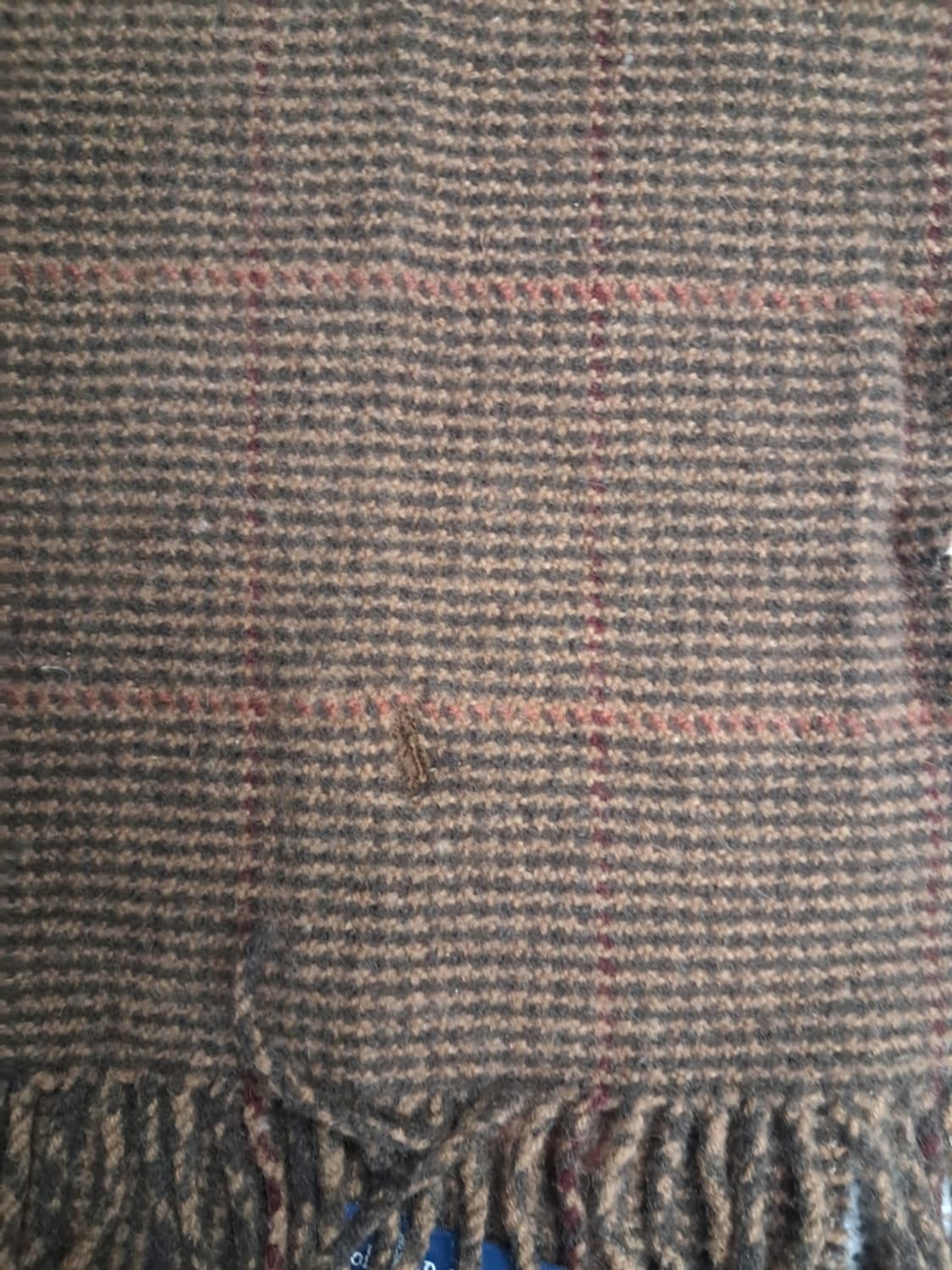 폴로 랄프로렌 체크 머플러 브라운 상품이미지3