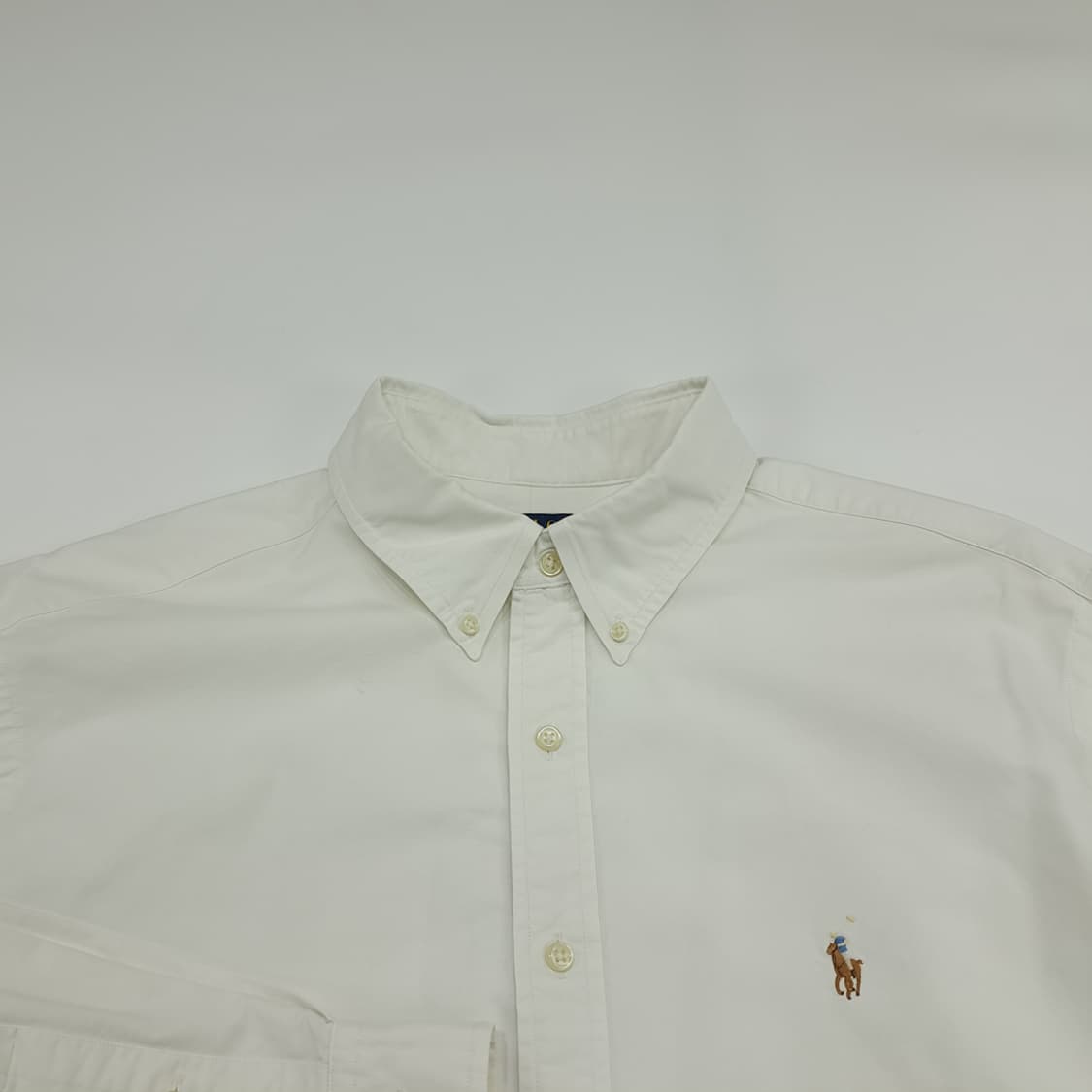 CN180 2XL 폴로 랄프로렌 화이트 긴팔 셔츠 남방 상품이미지3