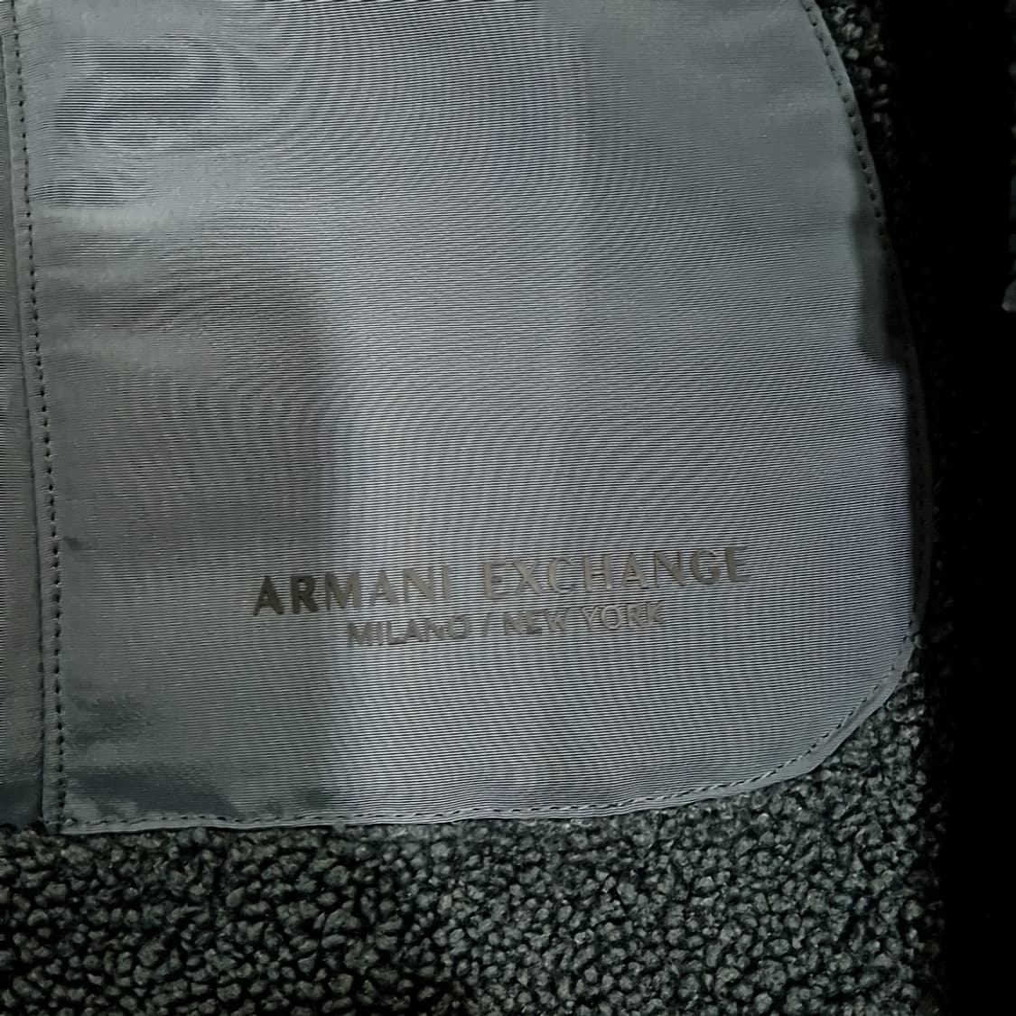 Armani exchange 아르마니 익스체인지 양털 후리스 자켓 상품이미지3