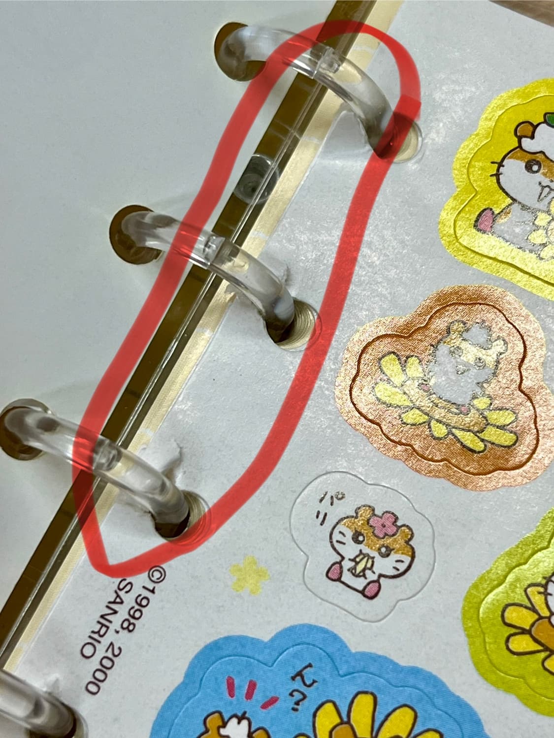 고전 산리오 코로코로쿠리링 a6 다이어리 위클리스케줄 +속지 일괄 상품이미지2