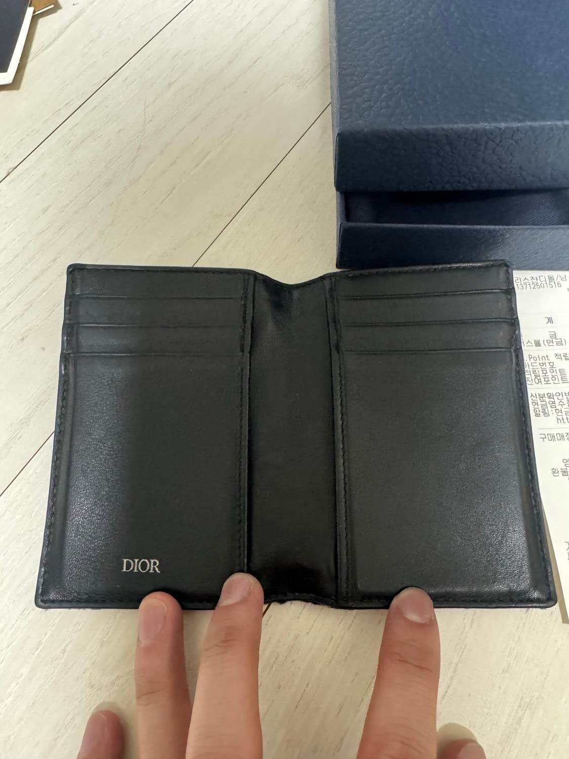 디올 오블리크 남성 지갑 상품이미지2