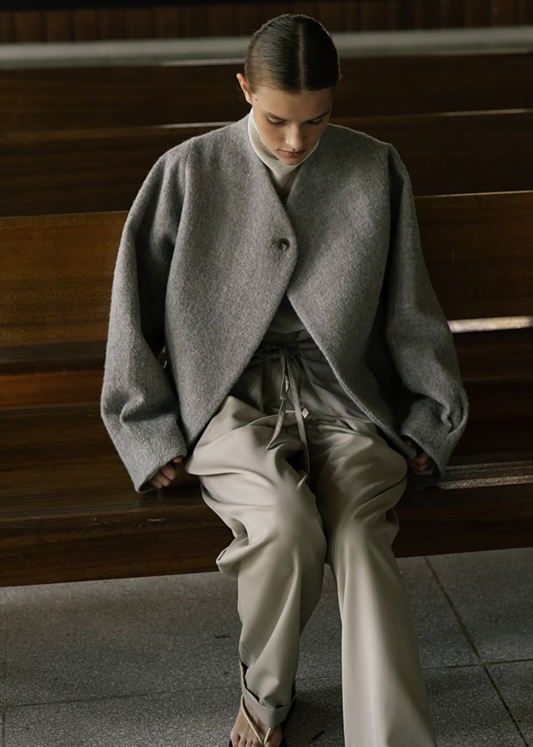 le17septembre 오버사이즈드 울자켓 상품이미지1