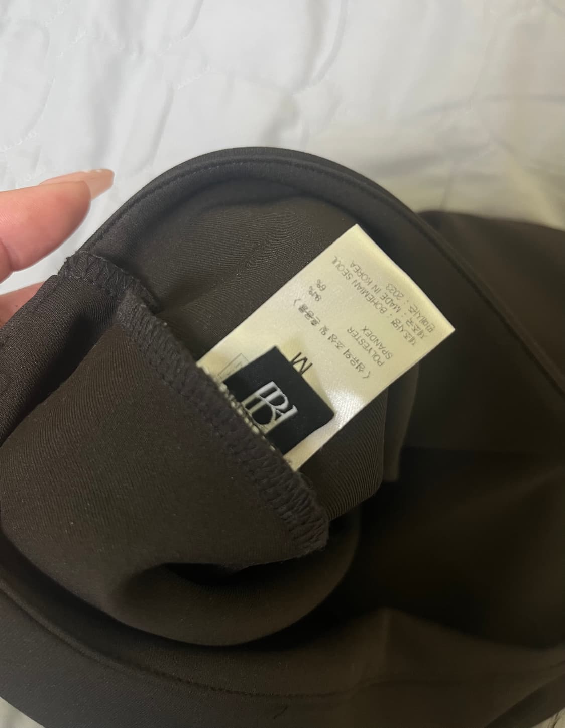 보헤미안서울 베이직 미니스커트 상품이미지2