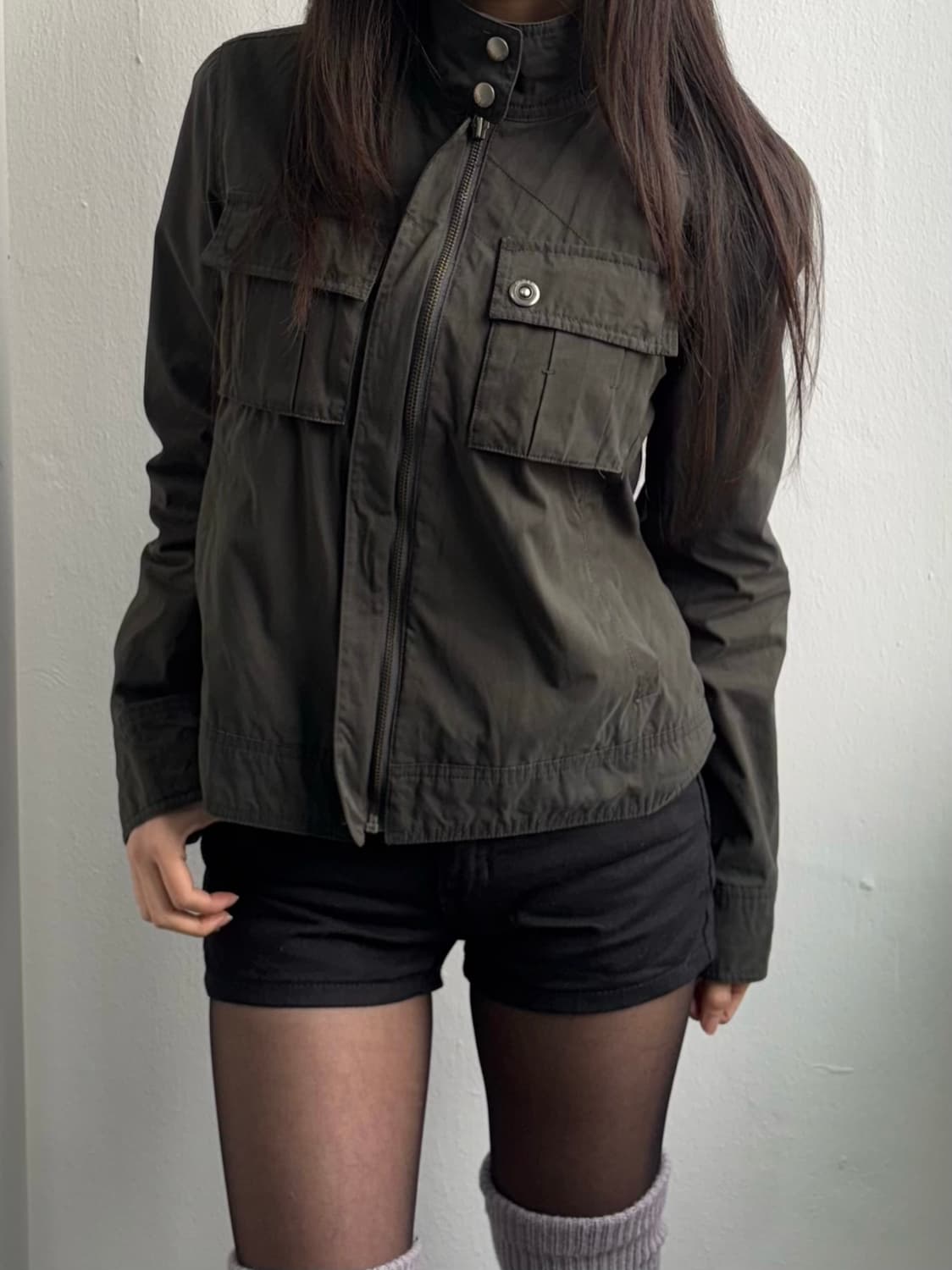 Vintage Khaki Multi Pocket Jacket 상품이미지1