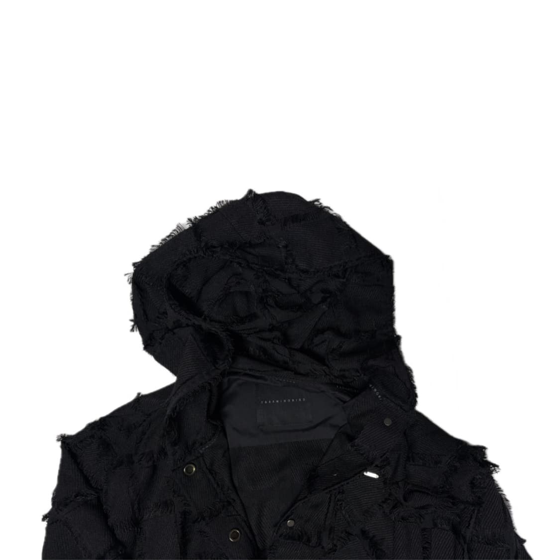 트리밍버드Solid Square Fringe Set-up Hoodie S 상품이미지3