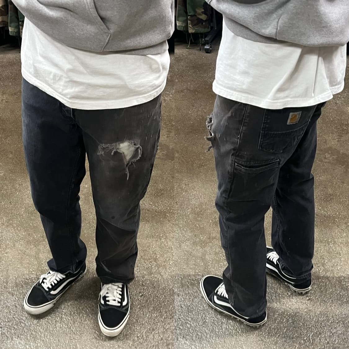 Carhartt 데미지 워크 팬츠 (29“) 상품이미지6