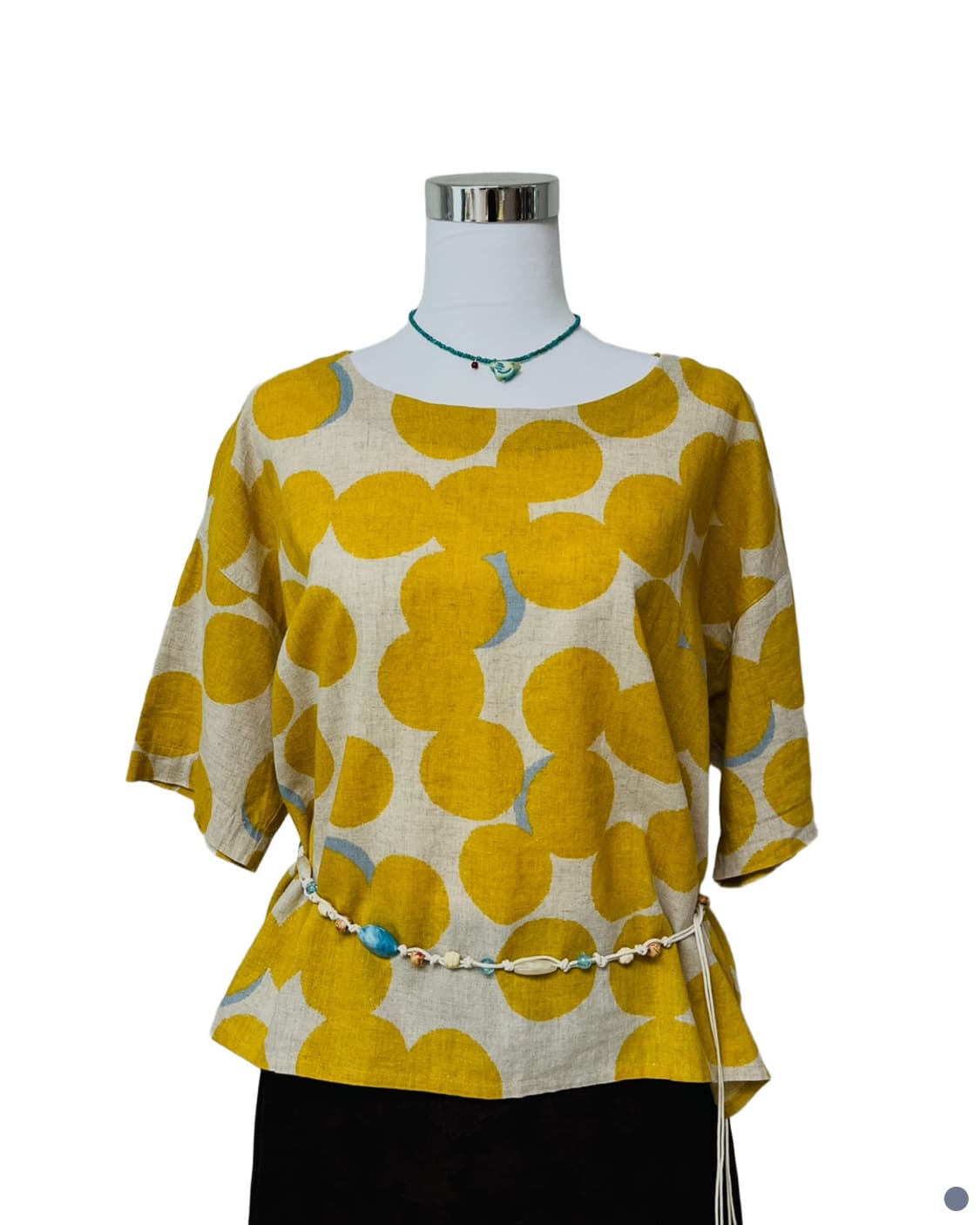 Yellow+blue circle top 상품이미지7