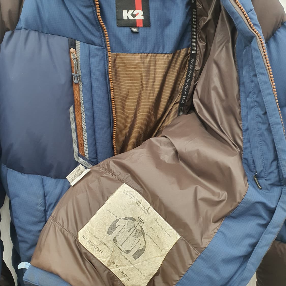K2 윈드스토퍼 필파워800 대장급 패딩 (남105) 상품이미지4
