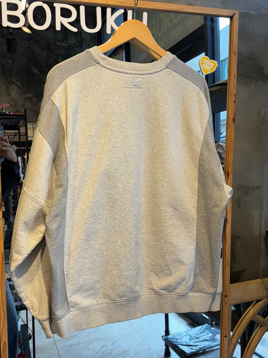 뉴발란스 그레이 맨투맨 XL 상품이미지5