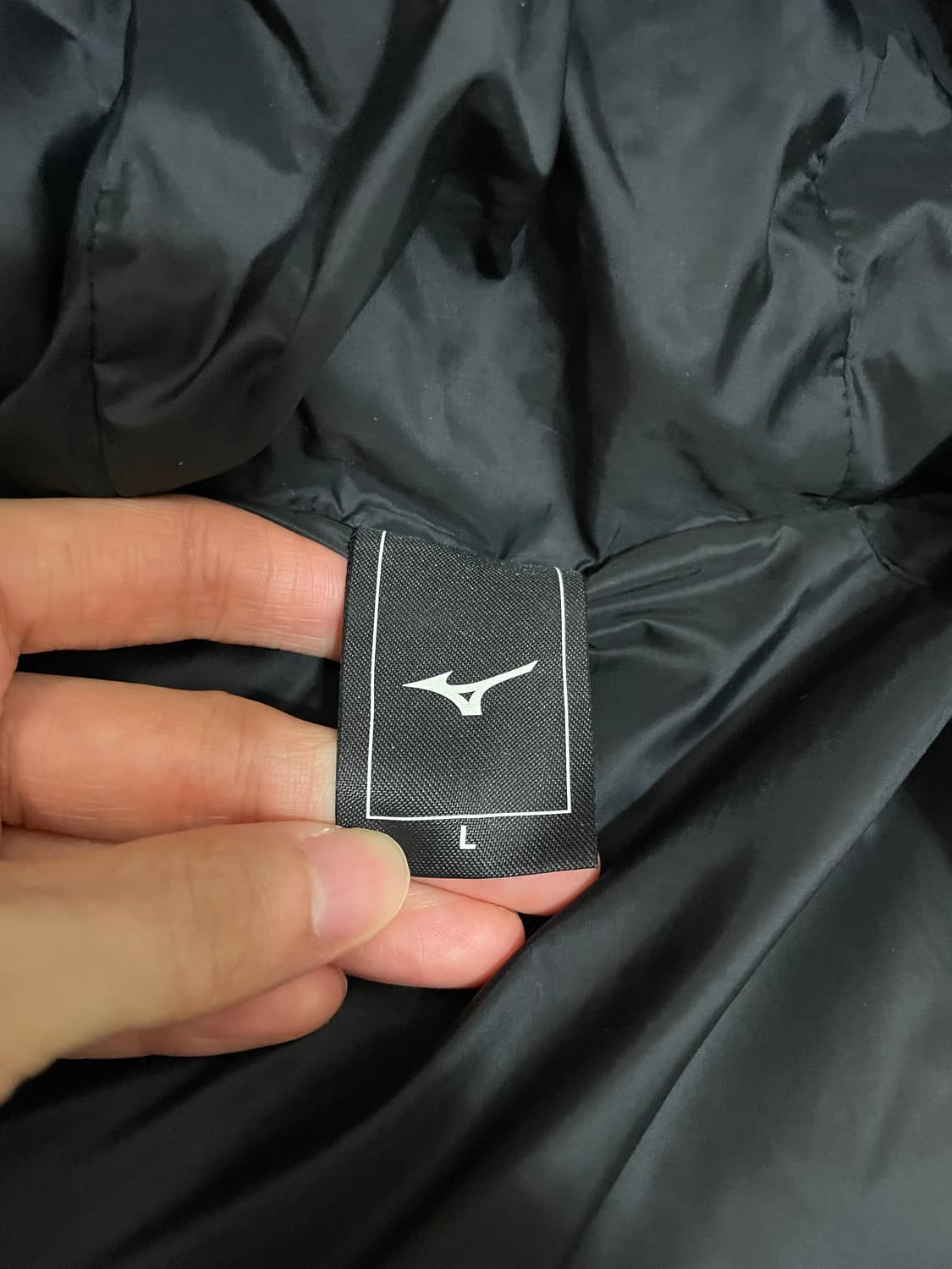미즈노 MIZUNO 풀오버 패딩 아노락 블랙 상품이미지6