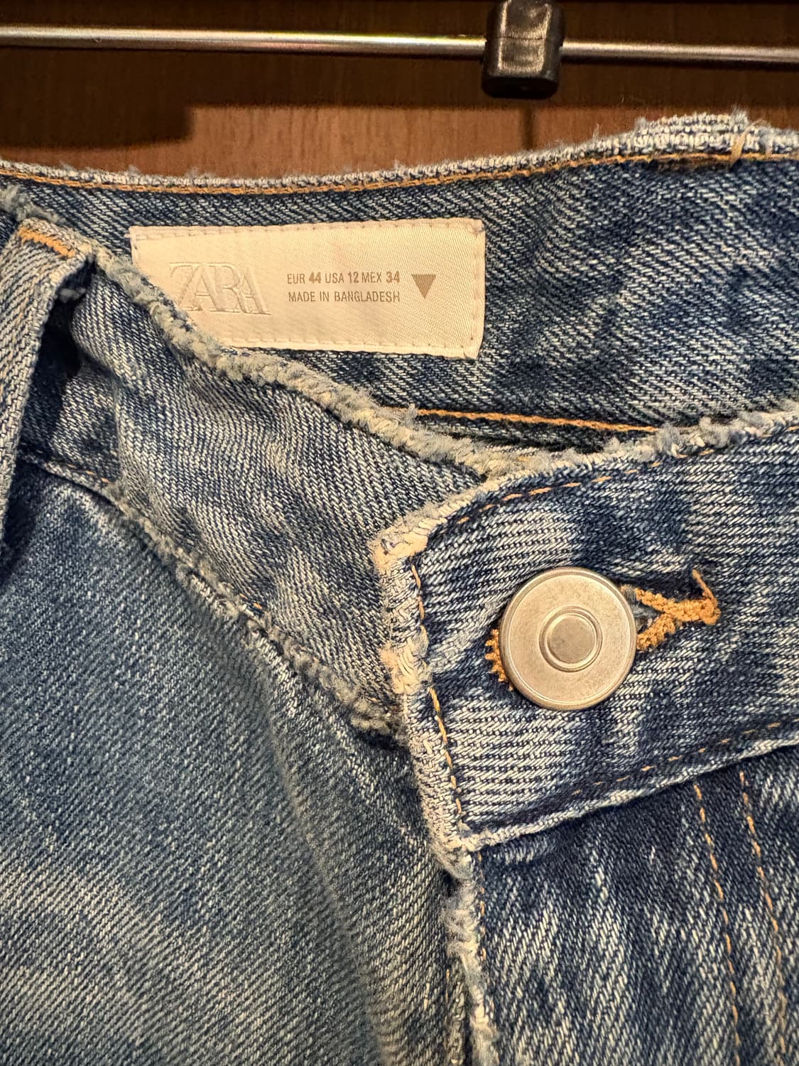 Zara TRF 로우라이즈 와이드 레그진 34size 상품이미지7