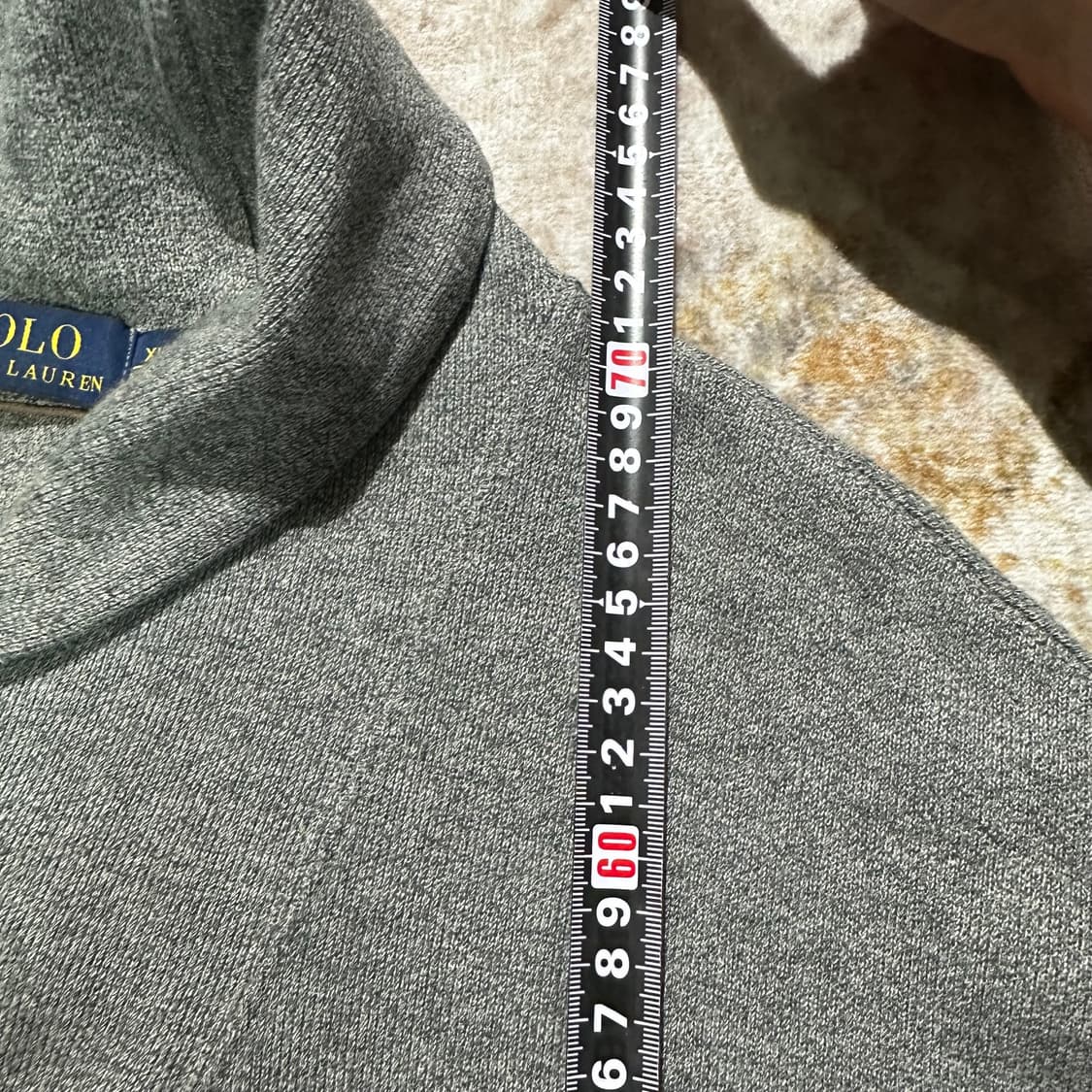 폴로 랄프로렌 그레이 숄카라 니트 상품이미지9