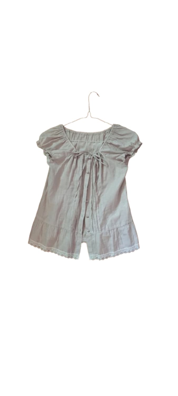 일본 빈티지 레이스 블라우스 상품이미지1