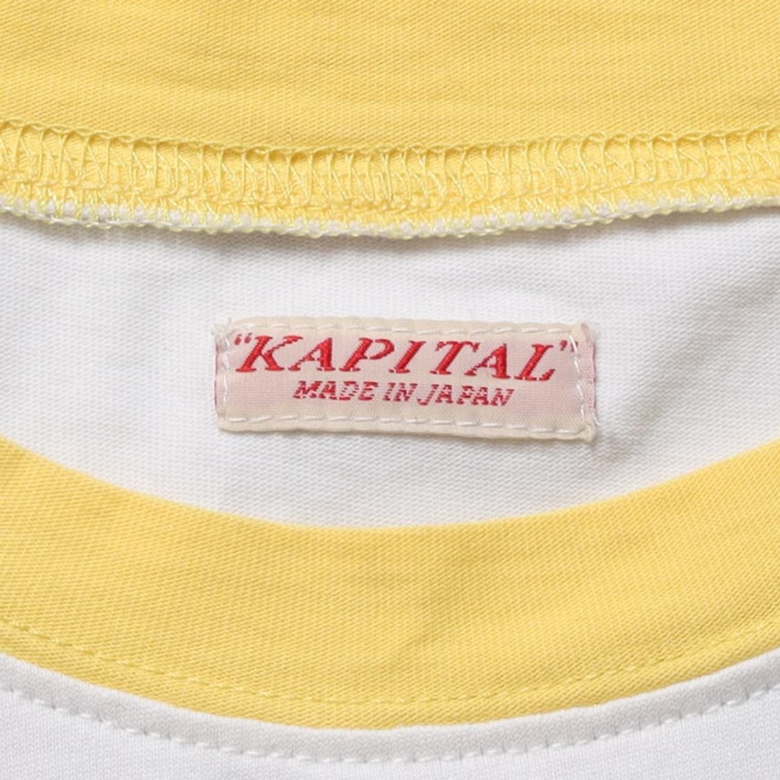 케피탈 Kapital Smile Ringer T-Shirt
 상품이미지7