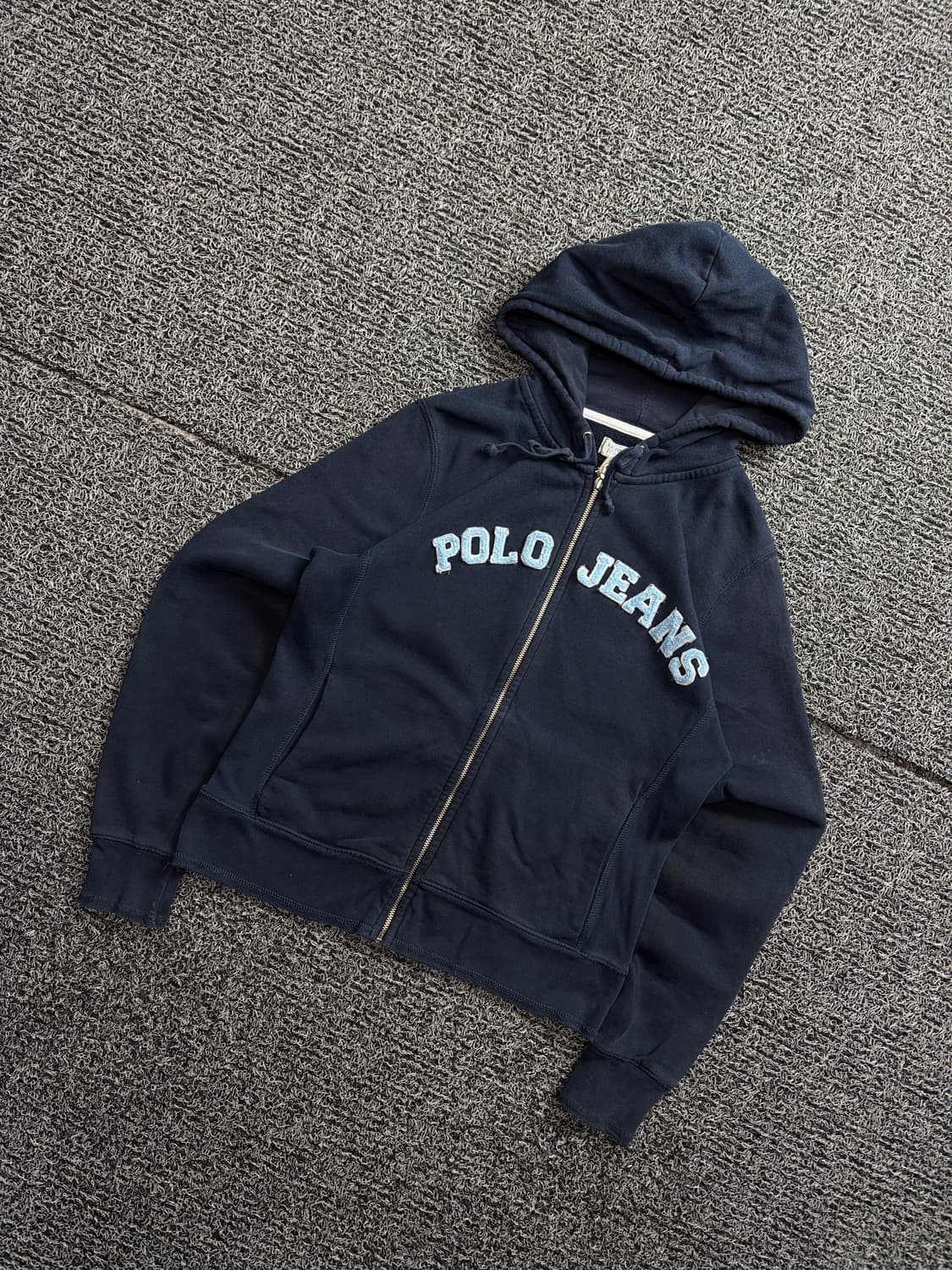 폴로 랄프로렌 아치로고 올드스쿨 네이비 후드 집업 2048 상품이미지1