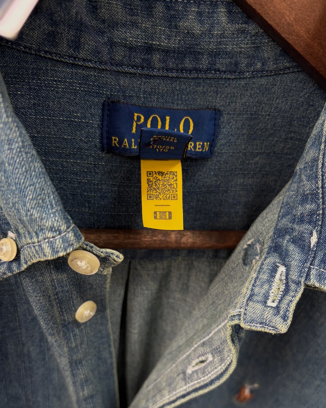 (새상품)[M]폴로 랄프로렌 샴브레이 데님 셔츠 상품이미지9