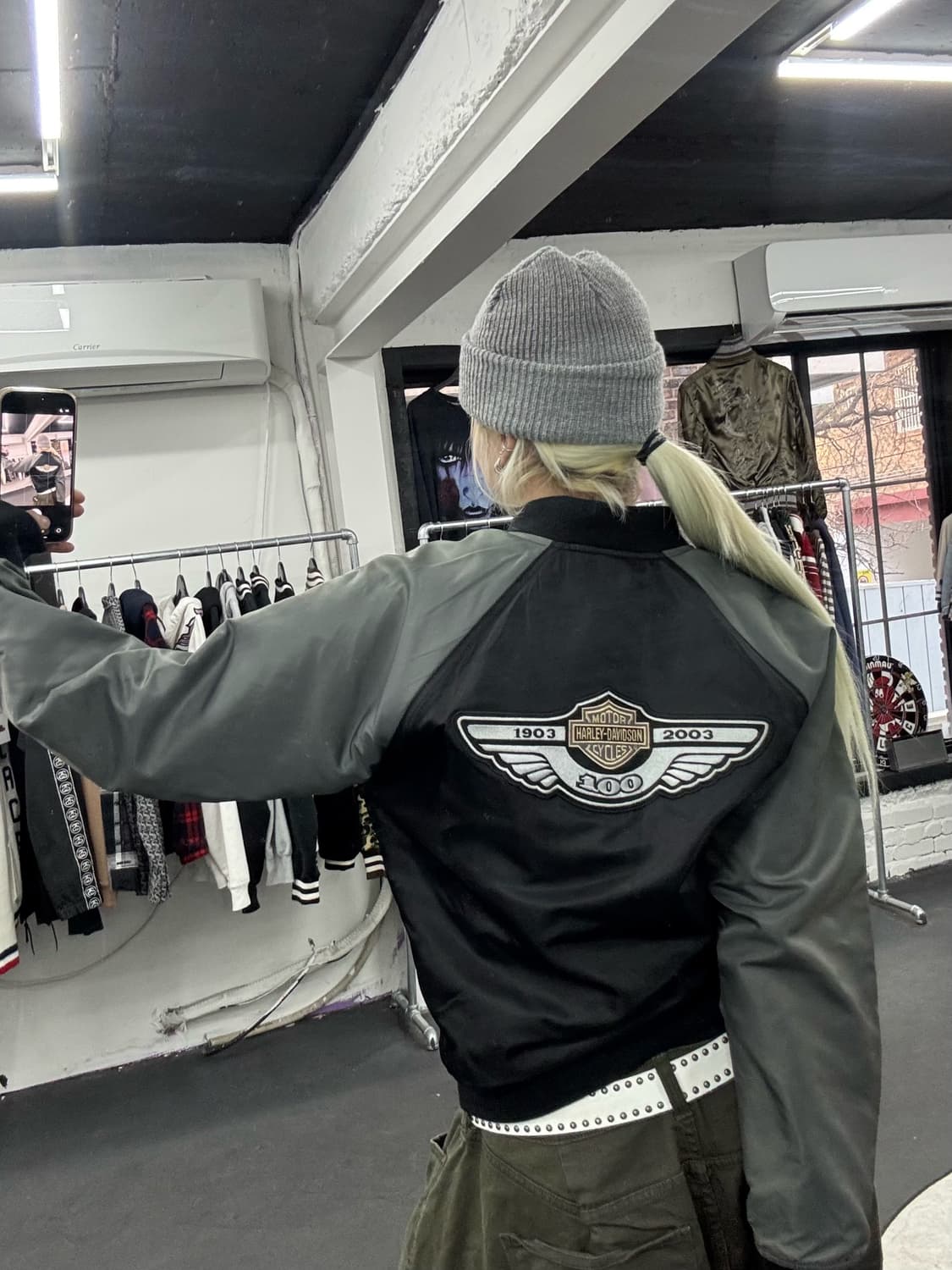 할리데이비슨 100주년 봄버 자켓 상품이미지5