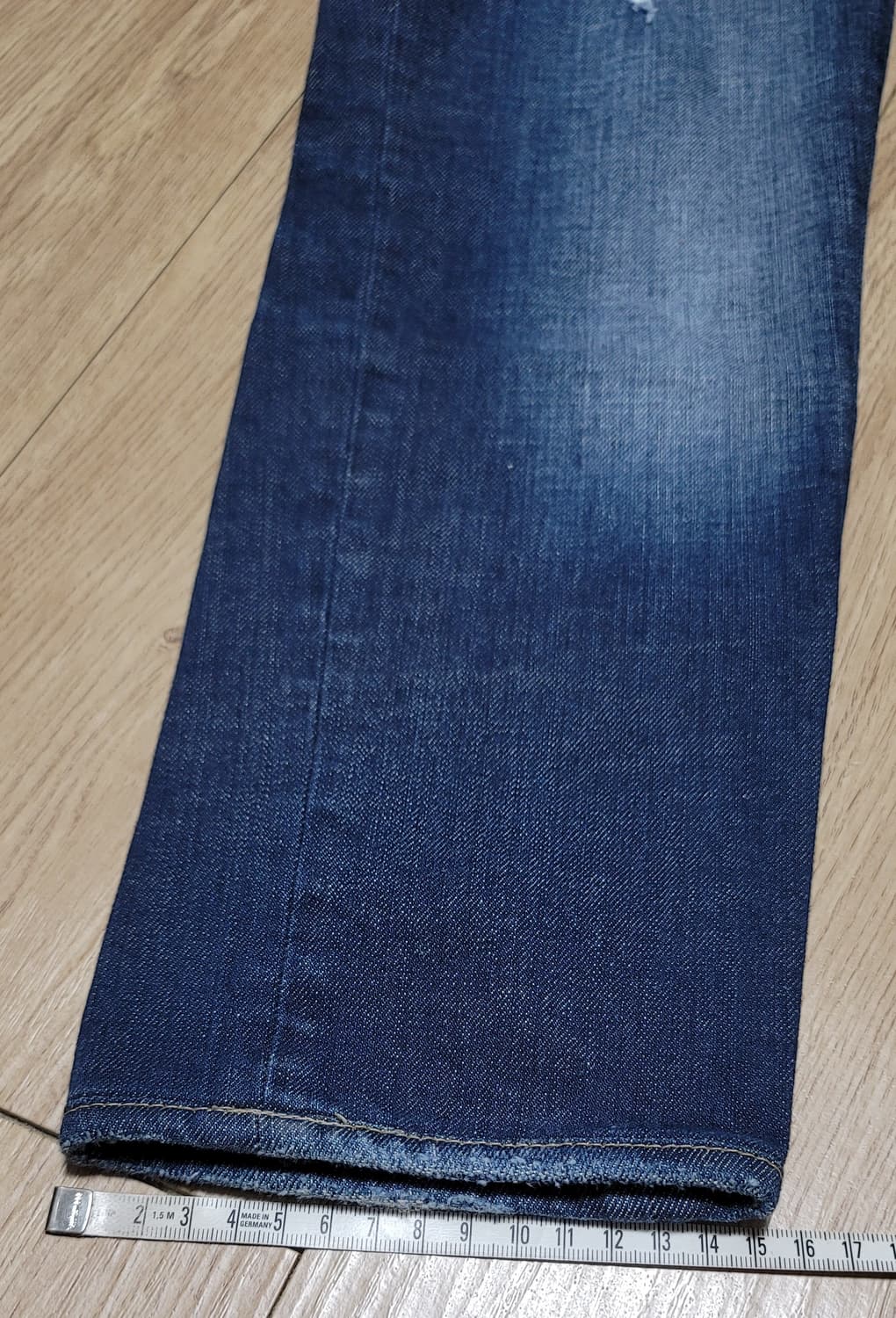 디스퀘어드2 루키 가죽 쿨가이핏 데님 청바지. EU 46 상품이미지8