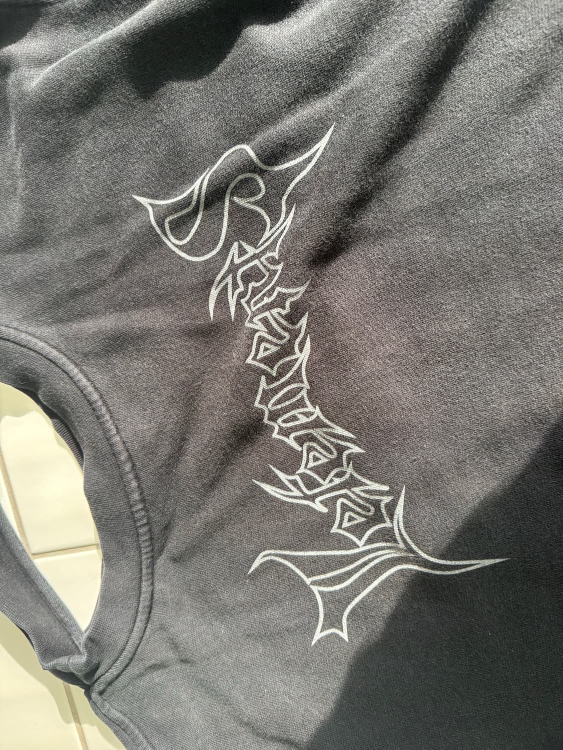 Vetements champion 콜라보 블랙 맨투맨 상품이미지3