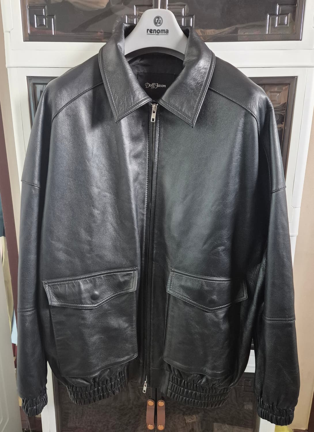 도프제이슨 오버핏 램스킨 봄버 점퍼 xl 상품이미지1