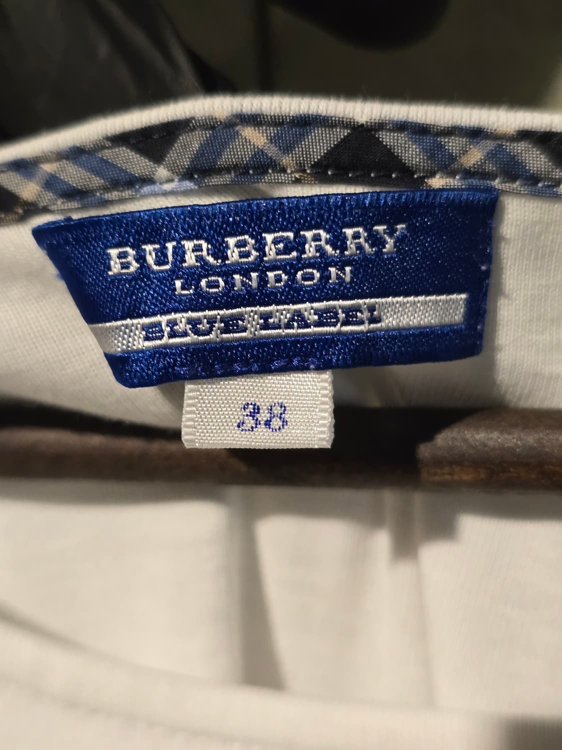 BURBERRY  블루라벨 체크 리본 포인트 탑 상품이미지5